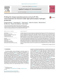 Fenglong Wang & Zuanming Jin & Yijiao Jiang & Ellen H.G. Backus & Mischa Bonn & Shi Nee Lou & Dmitry Turchinovich & Rose Amal — Probing the charge separation process on In2S3/Pt-TiO2 nanocomposites for boosted visible-light photocatalytic hydrogen production