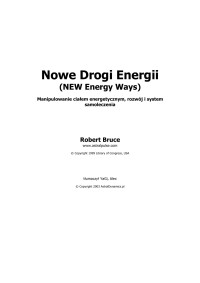 Bruce Robert — Nowe drogi energii