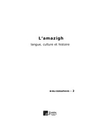 khadija — L’amazigh - langue, culture et histoire