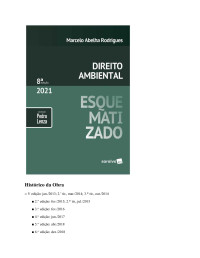 Marcelo Abelha Rodrigues — Direito Ambiental Esquematizado 8ªed 2021 - Marcelo Abelha Rodrigues