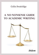 Colin Swatridge — A No-Nonsense Guide to Academic Writing