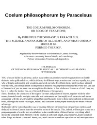 Unknown — Coelum philosophorum by Paracelsus