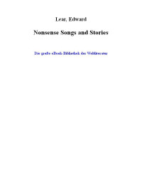 Lear, Edward — Nonsense Songs and Stories