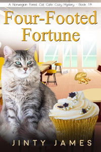 Jinty James — Four-Footed Fortune (Norwegian Forest Cat Café Mystery 19)