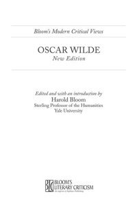 Harold Bloom [Bloom, Harold] — Oscar Wilde