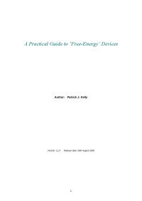 P. Kelly — A Practical Guide to ‘Free-Energy’ Devices