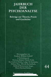 Friedrich-Wilhelm Eickhoff — Jahrbuch der Psychoanalyse