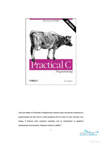 O'Reilly — Practical C Programming