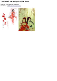 Ba Qian Sui — The Witch Nichang chapters 1-89