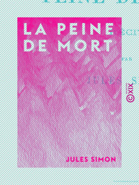 Jules Simon — La Peine de mort