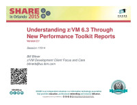 Bitner, Bill — Understanding z/VM 6.3 Through Performance Toolkit Reports