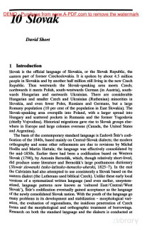 Short — Slovak Language
