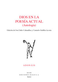 Carmelo Guilln Acosta;Jos Julio Cabanillas Serrano; & Carmelo Guillén Acosta — Dios en la poesa actual