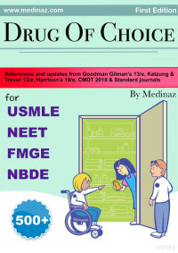 Medinaz — Drug of Choice (For USMLE, NEET, FMGE, NBDE)
