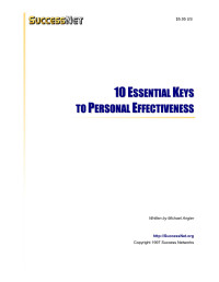 Dawn Angier — 10 Essential Keys to Personal Effectiveness.doc