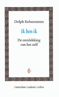 Kohnstamm, Geldolph A. — Ik ben ik