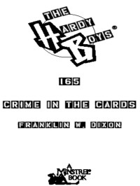 Franklin W. Dixon — 165 Crime In The Cards