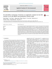 Dong Wang & Yue Peng & Shang-chao Xiong & Bing Li & Li-na Gan & Chun-mei Lu & Jian-jun Chen & Yong-liang Ma & Jun-hua Li — De-reducibility mechanism of titanium on maghemite catalysts for the SCR reaction_ An in situ DRIFTS and quantitative kinetics study