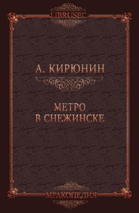 Александр ё Кирюнин — Метро в Снежинске