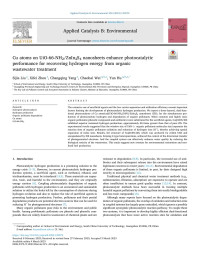 Sijia Liu — Cu atoms on UiO-66-NH2/ZnIn2S4 nanosheets enhance photocatalytic performance for recovering hydrogen energy from organic wastewater treatment