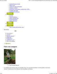 Utilisateur — Faire son compost
