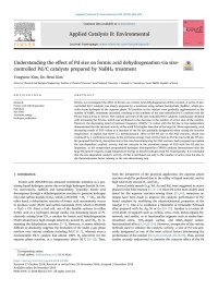 Yongwoo Kim & Do Heui Kim — Understanding the effect of Pd size on formic acid dehydrogenation via size-controlled Pd/C catalysts prepared by NaBH4 treatment