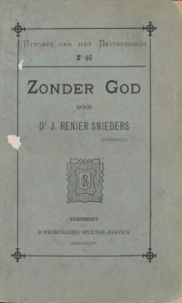 Jan Renier  Snieders — Zonder God