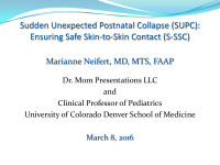 MarianneNeifert — Ensuring Safe Skin-to-Skin