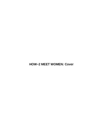 Unknown — HOW-2 MEET WOMEN: Cover