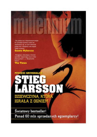 Stieg Larsson — Dziewczyna, która igrała z ogniem