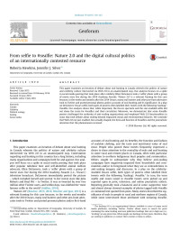 Roberta Hawkins & Jennifer J. Silver — From selfie to #sealfie: Nature 2.0 and the digital cultural politics of an internationally contested resource