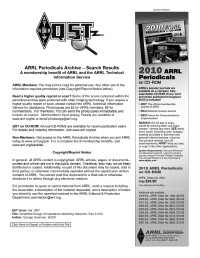 ARRL, George Grammer, W1DF — Simplified Design of Impedance-Matching Networks, Part II of III