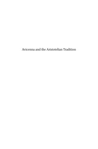 Gutas, Dimitri; Gutas, Dimitri ; — Avicenna and the Aristotelian Tradition