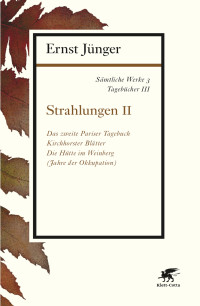 Ernst Jünger; — Sämtliche Werke - Band 3