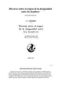 Helle — Discurso sobre el origen de la desigualdad entre los hombres