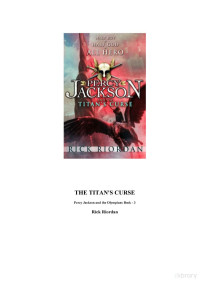 Rick Riordan — The Titan's Curse (Percy Jackson and the Olimpiand, Book 3)