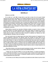 Simonay, Bernard — La Mer éphémère