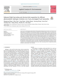 Mengmeng Zhang & Zelin Chen & Yang Wang & Jinfeng Zhang & Xuerong Zheng & Dewei Rao & Xiaopeng Han & Cheng Zhong & Wenbin Hu & Yida Deng — Enhanced light harvesting and electron-hole separation for efficient photocatalytic hydrogen evolution over Cu7S4-enwrapped Cu2O nanocubes