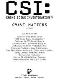 Collins, Max Allan — [CSI - Crime Scene Investigation 05] • Grave Matters