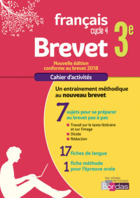 Bordas — Français cahier brevet 3e