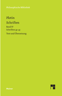 Plotin — Plotin Schriften IV /a