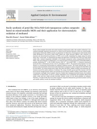 Sharifeh Rezaee & Saeed Shahrokhian — Facile synthesis of petal-like NiCo/NiO-CoO/nanoporous carbon composite based on mixed-metallic MOFs and their application for electrocatalytic oxidation of methanol