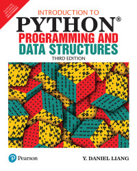 Y. Daniel Liang — Introduction to Python Programming and Data Structures, 3rd Edition by Pearson
