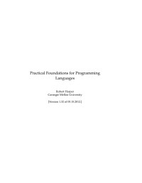 Robert Harper — Practical Foundations for Programming Languages