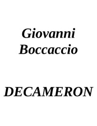 Administrador — Giovanni Boccacio - El Decameron - v1.0