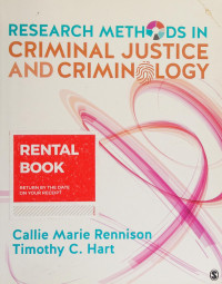 Callie Marie Rennison, Timothy C. Hart — Research Methods in Criminal Justice and Criminology