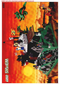 Lego — Lego 6082: Fire Breathing Fortress Instructions