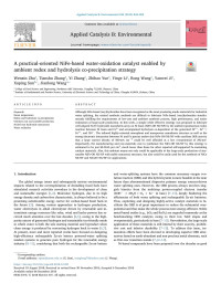 Wenxin Zhu & Tianshu Zhang & Yi Zhang & Zhihao Yue & Yinge Li & Rong Wang & Yanwei Ji & Xuping Sun & Jianlong Wang — A practical-oriented NiFe-based water-oxidation catalyst enabled by ambient redox and hydrolysis co-precipitation strategy