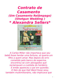Alexandra Sellers — UM CASAMENTO RELÂMPAGO