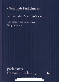 Christoph Binkelmann — Wissen des Nicht-Wissens